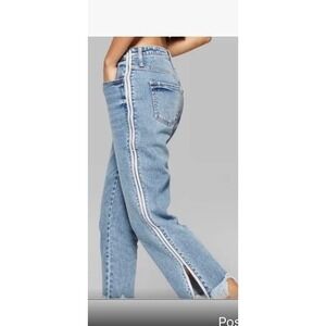 Wild Fable Side zipper high rise ankle Jens size 8‎